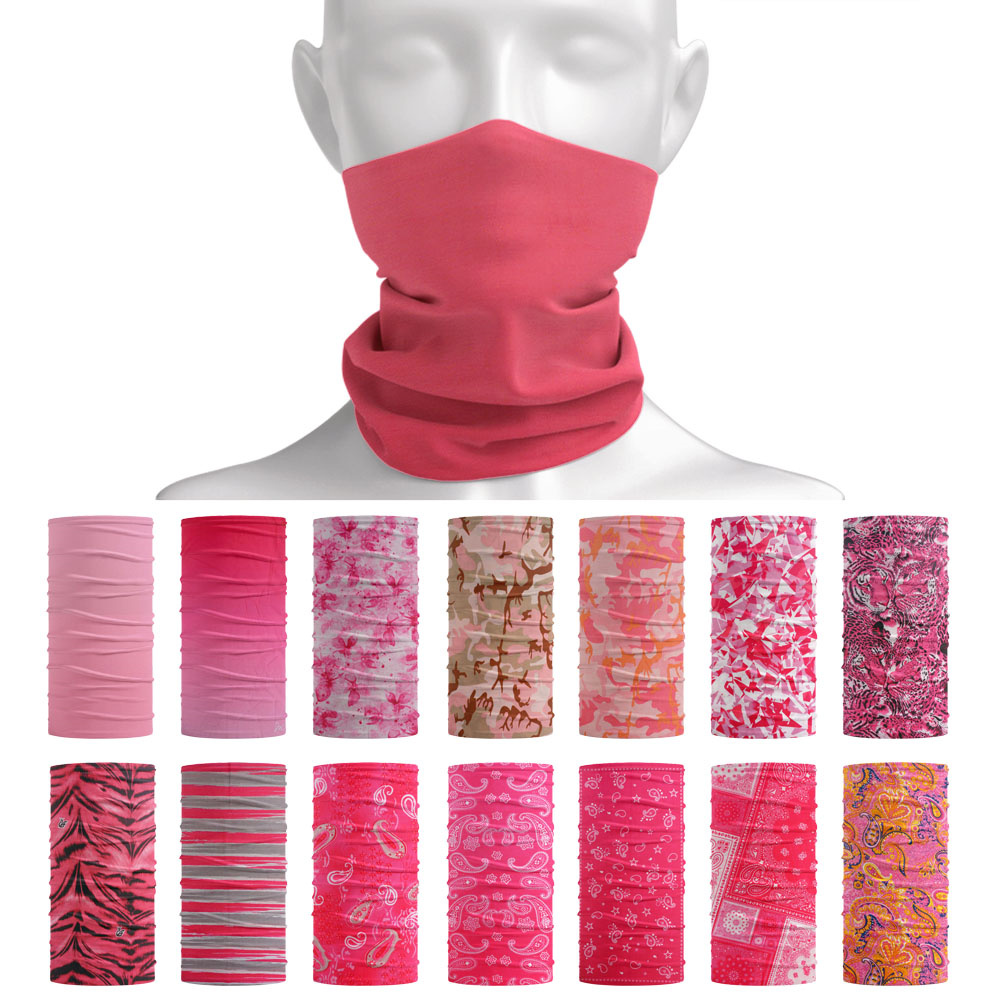 Running Gear Headband - Bandana rosa sin costuras para exteriores,