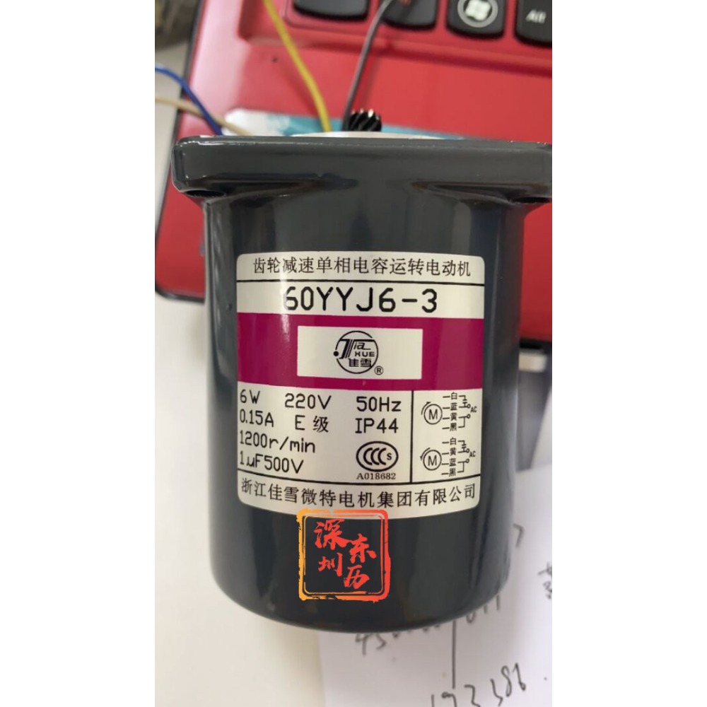 Running Gear Motor - Motor de Condensador Monofásico con Reducción