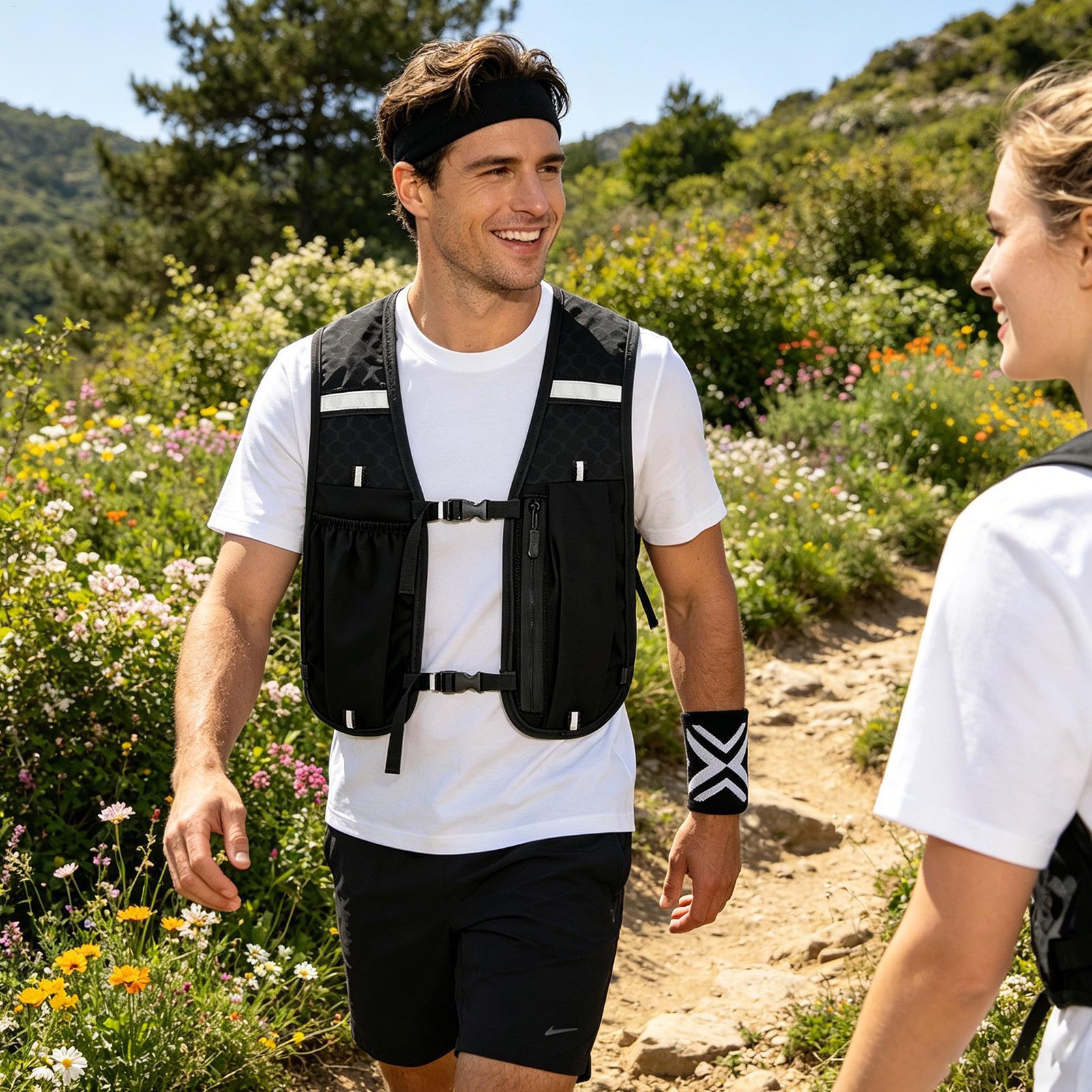 Running Gear Headband - Chaleco de seguridad para correr, equipo