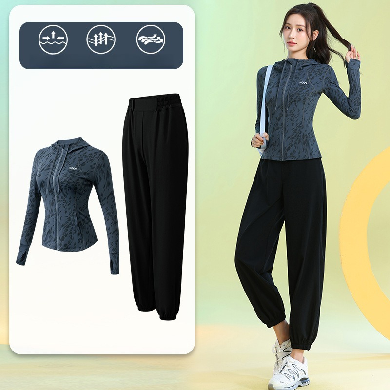 Running Gear Usa - Conjuntos Deportivos para Mujer, Manga Larga,