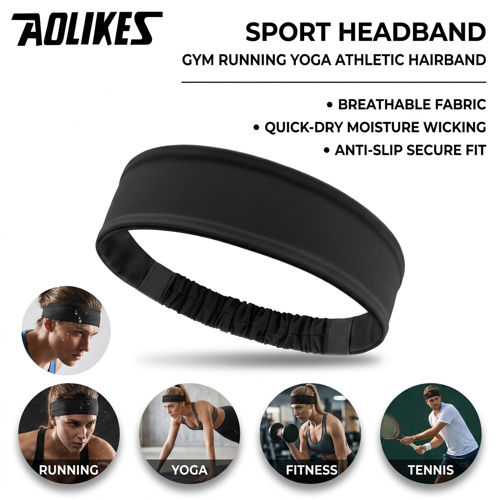 Banda Deportiva para el Cabell - Running Gear Headband reseña y precio