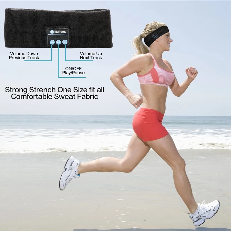Auriculares inalámbricos con B - Running Gear Headband reseña y precio