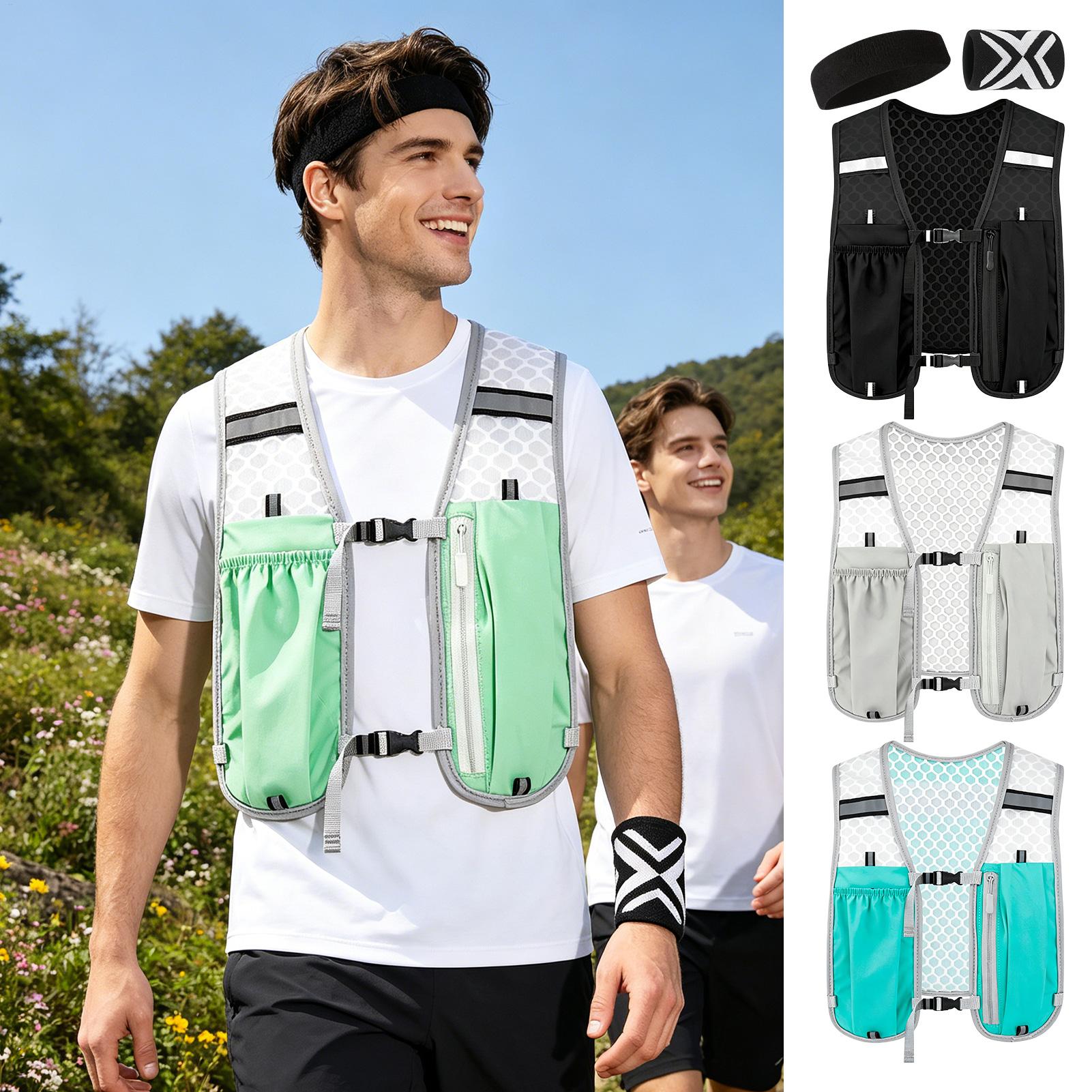 Chaleco para correr de noche,  - Running Gear Headband reseña y precio