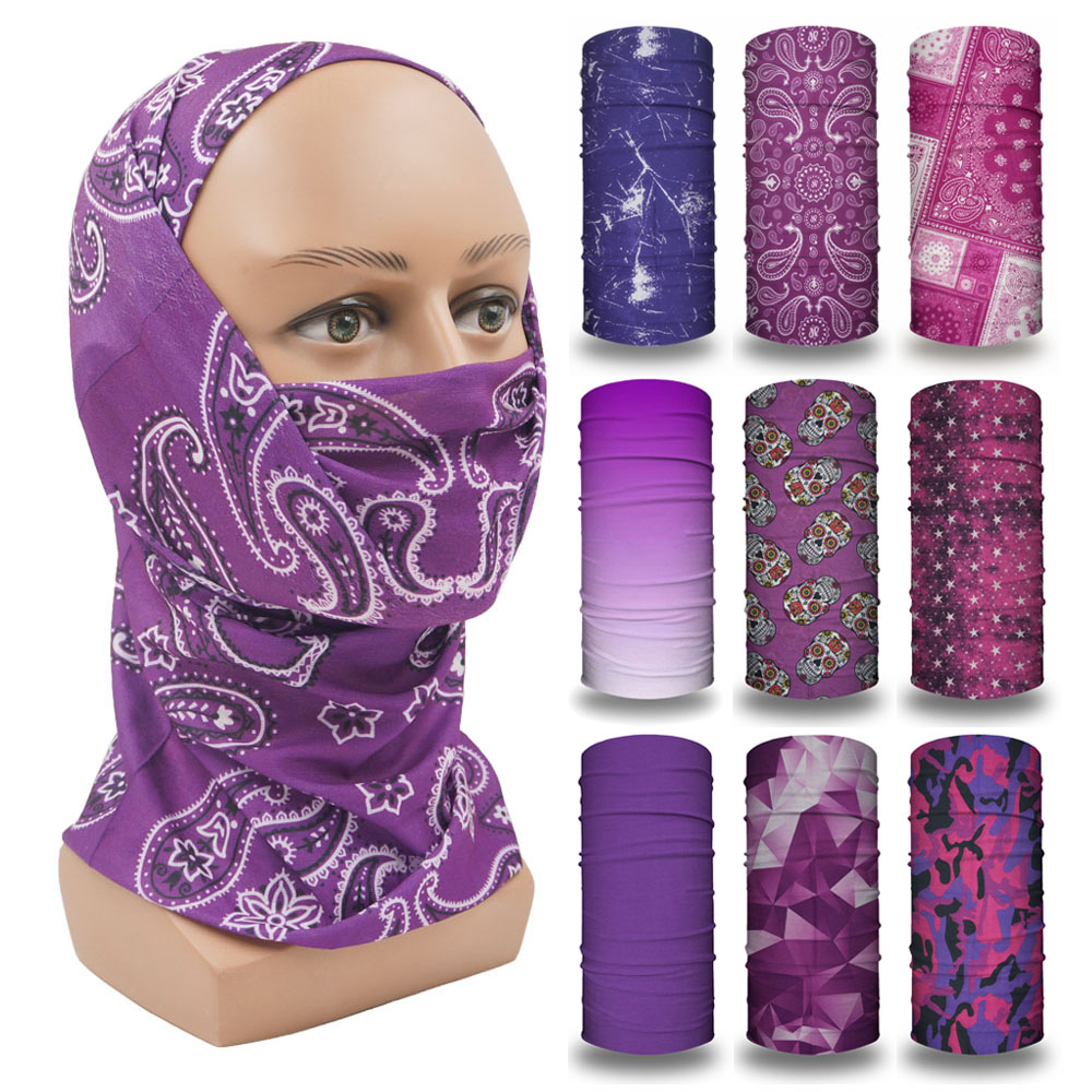 Pasamontañas morado para mujer - Running Gear Headband reseña y precio