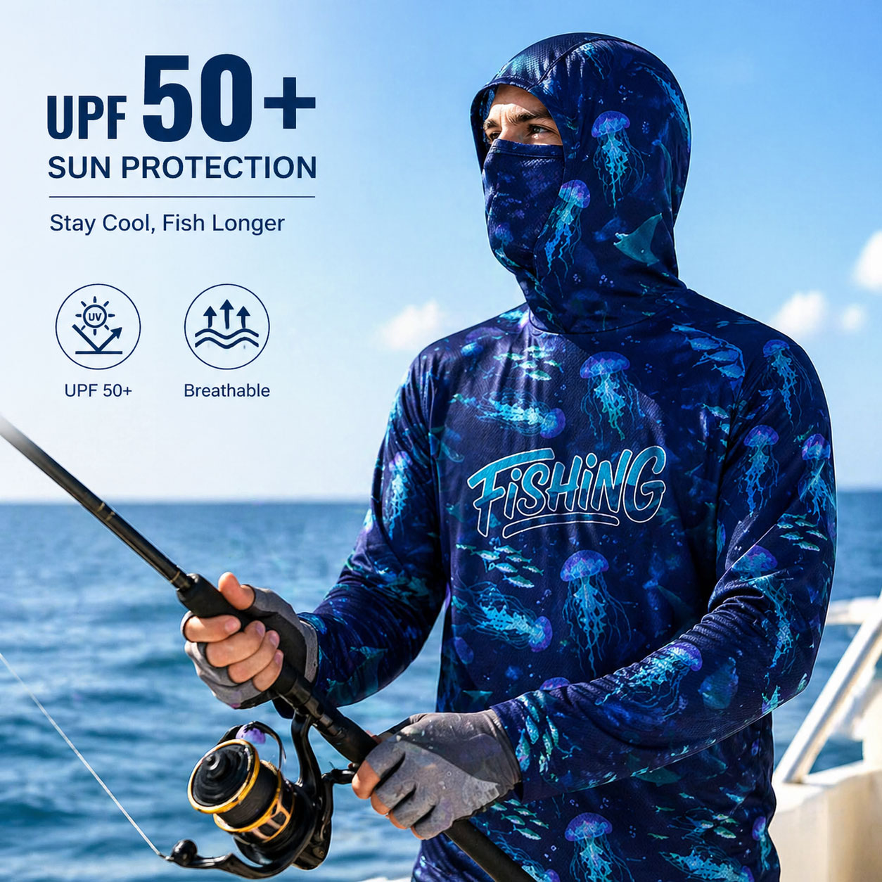 Camiseta con capucha UPF 50+ p - Running Gear Kit reseña y precio