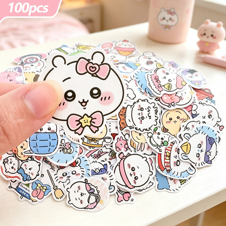 100 Pegatinas Kawaii Chiikawa  - Blister Plaster Sport reseña y precio